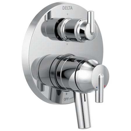 Trinsic Contemporary Two Handle Monitor 17 Series Valve Trim with 6-Setting Integrated Diverter