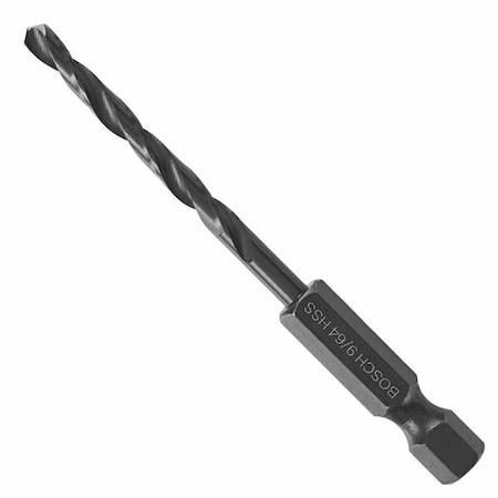 Impact Drill Bit,9/64" Size,2-7/8" L