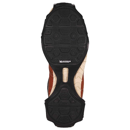 Spikeless Traction Device, Ball, Heel Coverage, Pull-On, Rubber, Rubber