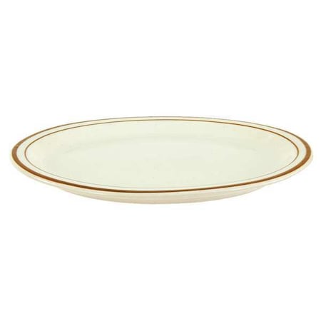 Platter,13-1/2 x 10-5/8 In.,Brown,PK12