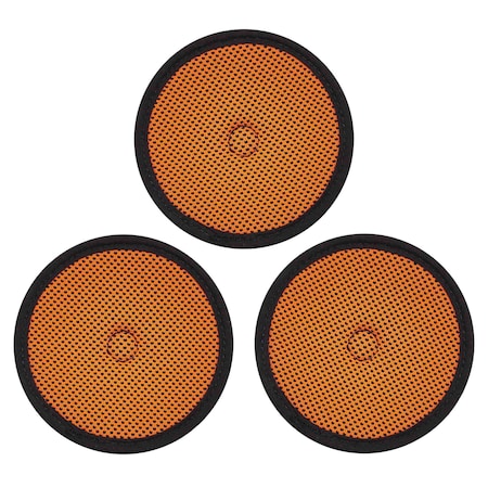 Orange Hard Hat Replacement Top Pad,PK3