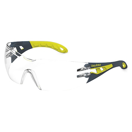 Safety Glasses, MX200, Anti-Fog Coating, Anti-Scratch, TruShield2SF, Frameless, Clear Lens