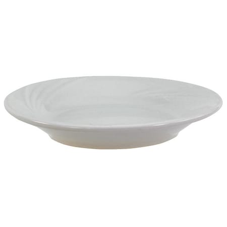 Plate, 9-5/8", Ceramic Bone White PK24