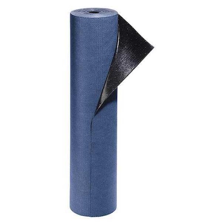 Sorbent Pad, 5 gal, 32 in x 50 ft, Universal, Blue, Polyester, Polypropylene