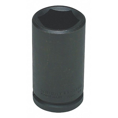 3/4 in Drive Impact Socket Deep Socket, black oxide, Steel,50 mm