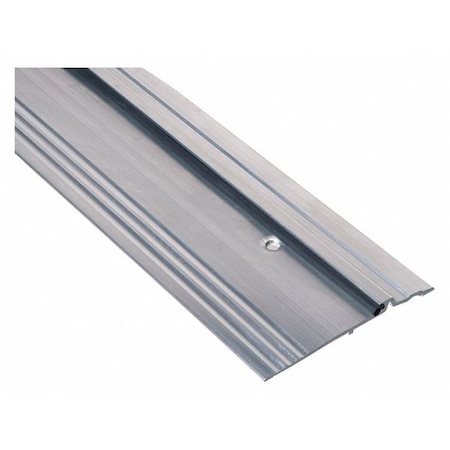 Door Bumper Threshold,Fluted Top,3 ft. L