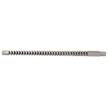 Keyway Broach, Square, W 3/8, Cut L 1-1/4