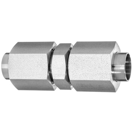37 Deg Flared Fitting - 316SS - Straight Connector - 1/4" OD