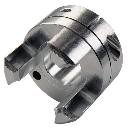 Jaw Coupling Hub,5/8in.,Aluminum