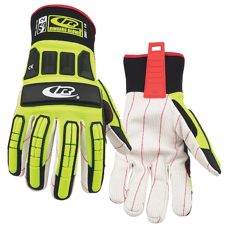 Impact Resistant Gloves,Green,S,PR