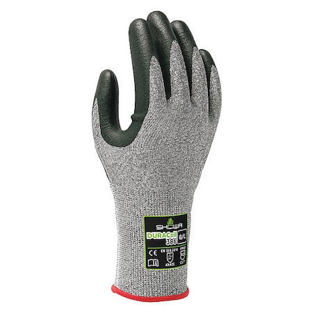 Cut Resistant Coated Gloves, A3 Cut Level, Nitrile, XL, 1 PR