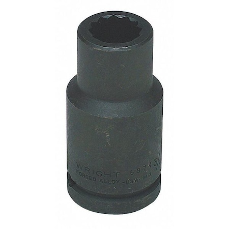 3/4 " Drive Impact Socket Deep Socket, black oxide,3/4 in