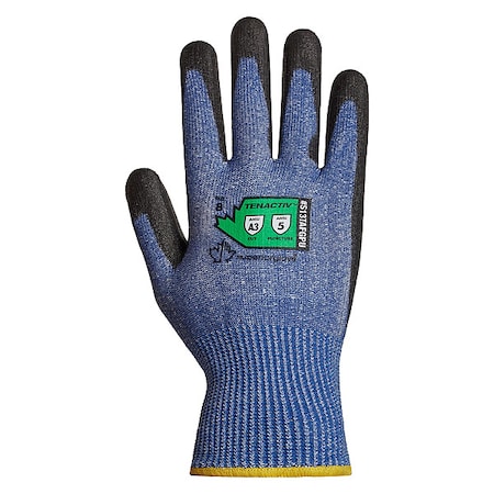 Knit Gloves, Cut Level A3 ,Dipped ,Polyurethane ,Smooth ,7 1 PR