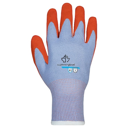 Cut-Resistant Gloves, Cut Level A5 ,Dipped ,Foam Latex ,Smooth ,7 1 PR