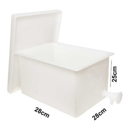Tank,Rectangular,w/Lid and Faucet