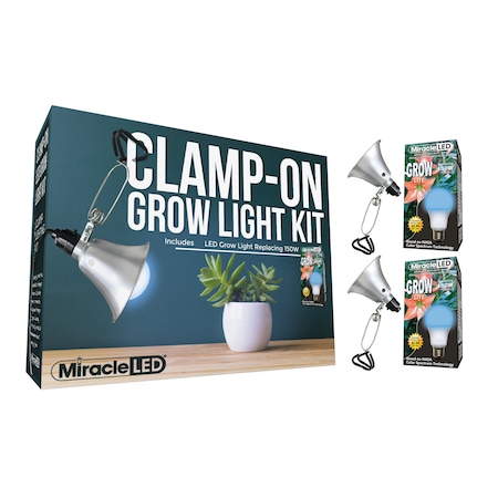 Ultra Grow LED Clamp-On Grow Light,PK2