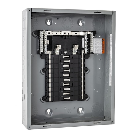 Load Center, QO, 16 Spaces, 125A, 120/240V AC, Main Lug, 1 Phase
