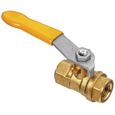 Manual 2-Way Ball Valve,BSPT,Brass