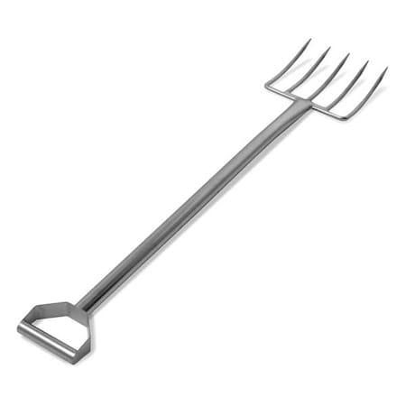 Stainless Steel Fork,5 Tines,8 1/2 In