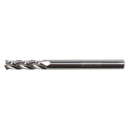 Carb End Mill,7/64 In,4FL,CC,AlTiN Coat