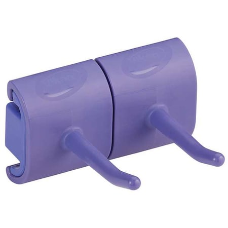 Tool Wall Bracket,3 1/4 in L,Purple