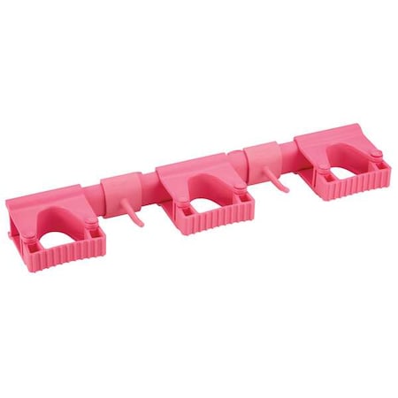 Tool Wall Bracket,16 1/2 in L,Pink