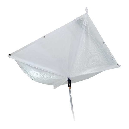 Roof Leak Diverter,Clear,10.51 lb.