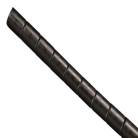 FR Anti-Static Spiral Wrap,Black,1-1/2"W