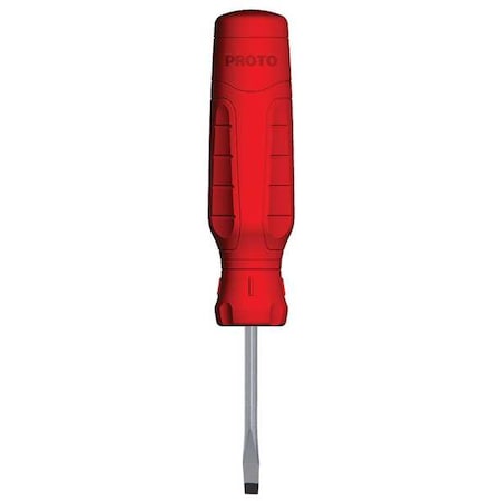 Screwdrivers,Slotted,1/8in,Red,Round