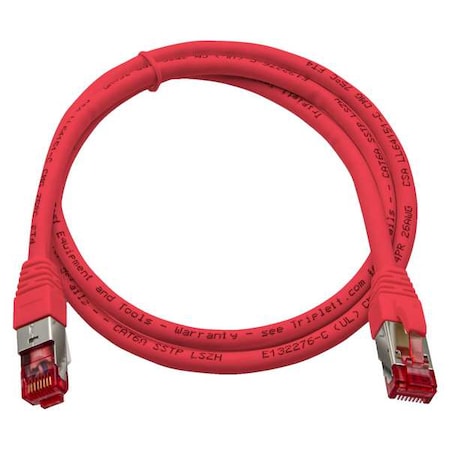 Patch Cable,CAT6A,10GBPS,Red