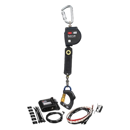 Nano-Lok Self-Retracting Lifeline, 11 ft Length, Carabiner, Not Applicable, 1 Leg(s)