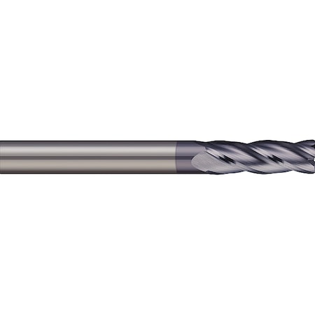 Carb End Mill,5/16 In,4FL,CC,Uncoated