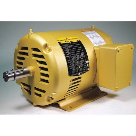 Three-Phase General Purpose Motor, 1 1/2 HP, 145T Frame, 230/460V AC Voltage, 1755 rpm Nameplate RPM