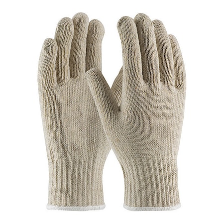 Coated Gloves, Not Rated Abrasion Level, Natural, S 12 PK