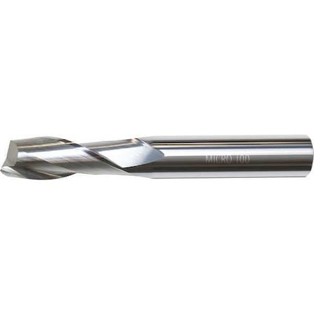 Carbide End Mill,Dia 1.0mm,Cut L 4mm