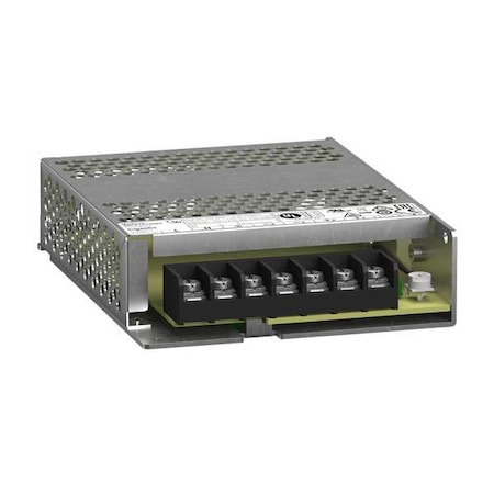 Switching Power Supply, 100/240V AC, 12V DC, 100 W, 8.33 A, Panel