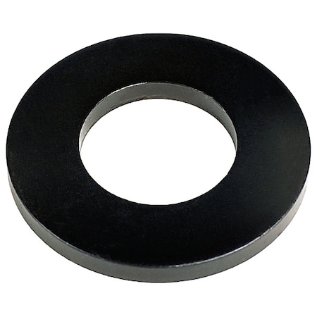 Flat Washer, For Screw Size #10 ,Steel Black Oxide Finish, 25 PK
