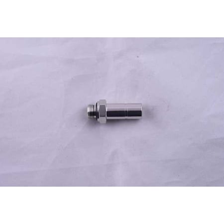 Push to Connect Fitting, Brass, Silver