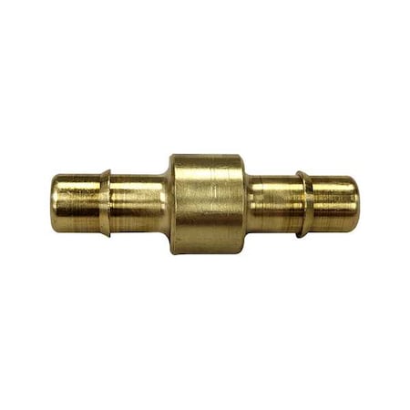 Straight,Brass,Barbed1/4",Barbed1/4"