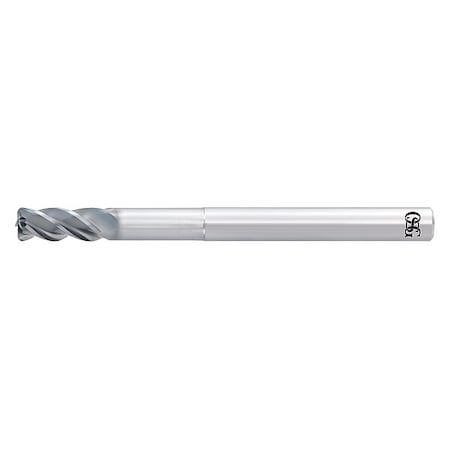 Corner Radius End Mill, 0.5 in, Carbide
