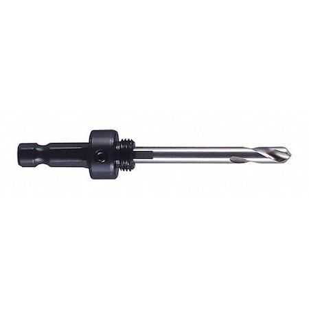 Hole Saw Arbor,Steel,3/8" Shank Size