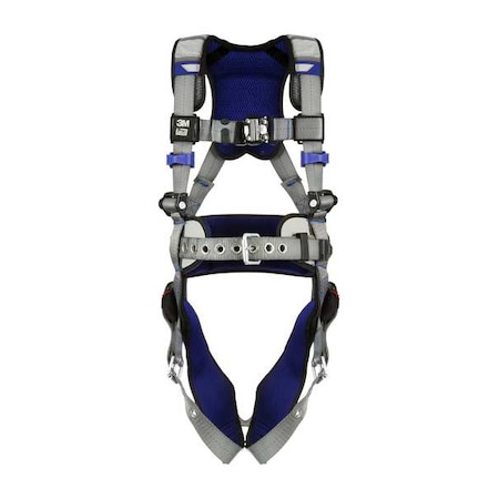 ExoFit(TM) X200 Fall Protection Harness, M, 420 lb, Quick-Connect Chest/ Tongue Leg Straps
