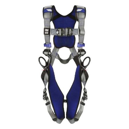 ExoFit(TM) X200 Fall Protection Harness, L, 420 lb, Quick-Connect Chest/ Quick-Connect Leg Straps