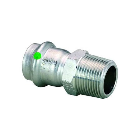 Strt,SS,Press-fit11/2in,MNPT11/2in
