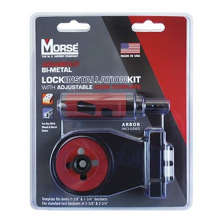 Hole Saw Kit,Saw Sizes 1" to 2-1/8"