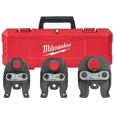M12 FORCE LOGIC Press Jaw Kit, For 1/2 in to 1 in Carbon Steel, Stainless Steel Pipe