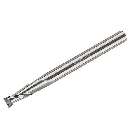 Carbide End Mill,Dia 0.2mm,Cut L 0.4mm