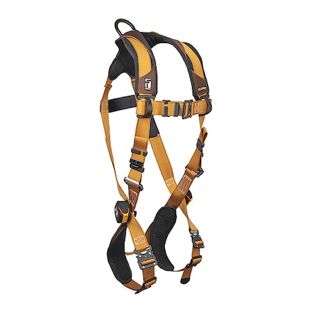Not Applicable Full Body Harness, M, 425 lb, Quick-Connect Chest/ Quick-Connect Leg Straps