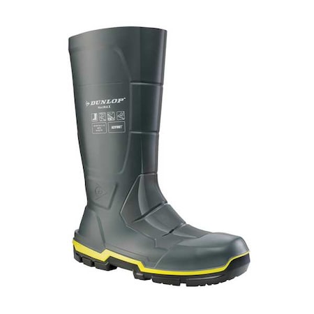Unisex Acifort MetMax Rubber Boots, Steel Toe, Dark Grey, Men's 5 / Women's 7