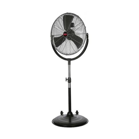 Pedastal Fan W/ 20 in Blade Dia, 3 Speeds, 120V AC, 62 in H, 9 ft L Cord